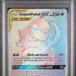 2019 Pokemon Sun and Moon Unified Minds Secret Rare Psyduck/Slowpoke Gx #239 /236 PSA 8