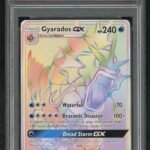 2017 Pokemon Sun and Moon Crimson Invasion Secret Rare Gyarados Gx #112 /55602231 PSA 10