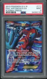 2013 Pokemon Black and White Plasma Freeze Deoxys Ex #111 PSA 9