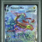 2021 Pokemon Sword and Shield Evolving Skies Secret Rare Rayquaza Vmax #218 PSA 10
