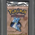 1999 Wotc-Pokemon Fossil Foil Pack 1st Edition Foil Pack-Lapras Fossil St Edition PSA 10