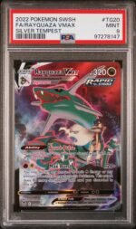2022 Pokémon Sword & Shield Silver Tempest Trainer Gallery Rayquaza #TG20 PSA 9