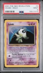 2001 Pokemon Neo Revelation Holo Celebi #3 PSA 9