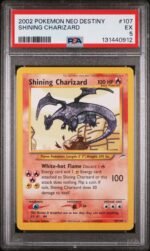 2002 Pokemon Neo Destiny Shining Charizard #107 PSA 5