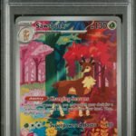 2024 Pokemon Scarlet and Violet Temporal Forces Illustration Rare Sawsbuck #166 PSA 10