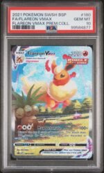 2021 Pokemon Sword and Shield Black Star Promo Premium Collection Flareon Vmax #SWSH180 PSA 10