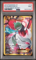 2016 Pokemon XY Steam Siege Secret Rare Gardevoir Ex #116 PSA 9