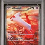 2024 Pokemon Scarlet and Violet Surging Sparks Special Illustration Rare Latias Ex #239 PSA 8