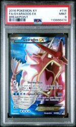 2016 Pokemon XY Breakpoint Gyarados Ex #114 PSA 9