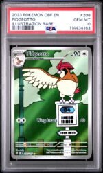 2023 Pokemon Scarlet and Violet Obsidian Flames Illustration Rare Pidgeotto #208 PSA 10