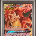 2019 Pokemon Sun and Moon Cosmic Eclipse Braixen/Charizard Gx #22 PSA 10