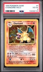 1999 Pokemon Base Set Holo Charizard #4 PSA 4
