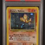 2000 Pokemon Gym Heroes Holo Blaine's Moltres #1 PSA 8